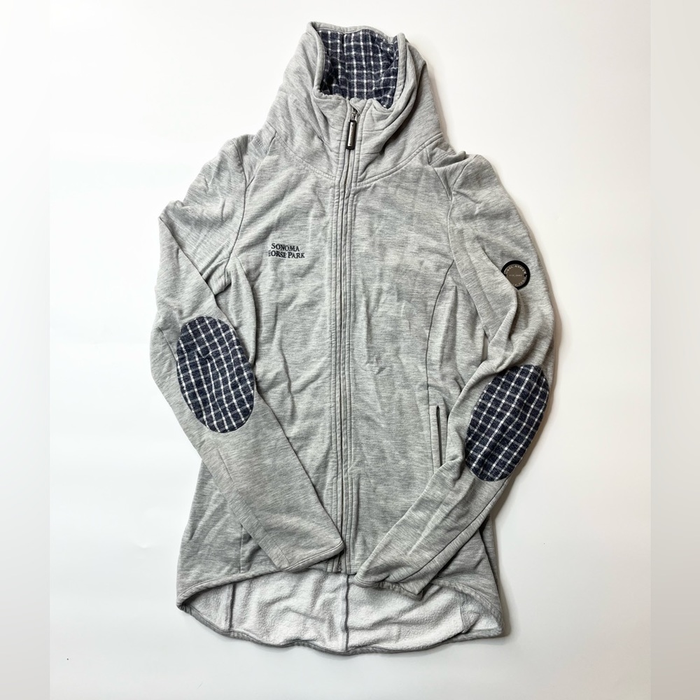 Noel Asmar Equestrian Womens Sonoma Horse Park Hooded Zip Up Sweater Size XXS